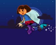 Dora at halloween night online