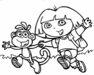 Dora coloring dora játékok