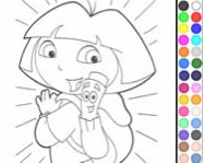 Dora online színező 1 dora játékok
