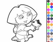 Dora online színező 4 ingyen játék